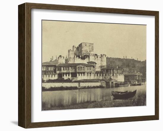 Constantinople, maisons sur le Bosphore-Felice Beato-Framed Giclee Print