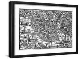 Constantinople, Mid 16th Century-Giovanni Andrea Vavassori-Framed Giclee Print