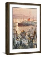 Constantinople - Rms Carinthia-null-Framed Art Print