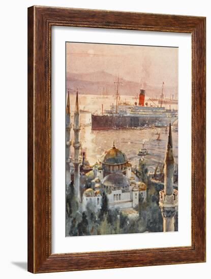 Constantinople - Rms Carinthia-null-Framed Art Print