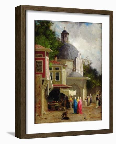 Constantinople, View of the Brutus Column-Fabius Brest-Framed Giclee Print