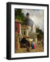 Constantinople, View of the Brutus Column-Fabius Brest-Framed Giclee Print