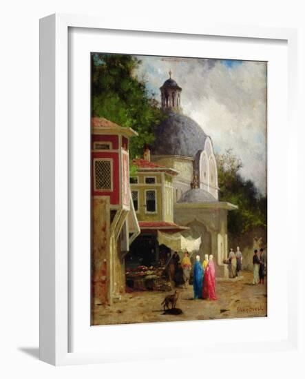 Constantinople, View of the Brutus Column-Fabius Brest-Framed Giclee Print