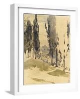 Constantinople vue d'un cimetière-Antoine Alphonse Montfort-Framed Giclee Print