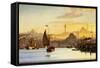 Constantinople-Carl Neumann-Framed Stretched Canvas