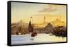 Constantinople-Carl Neumann-Framed Stretched Canvas