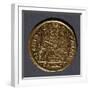 Constantius II Aureus Depicting Allegory of Rome and Constantinople Shakings Hands, 337-361-null-Framed Giclee Print