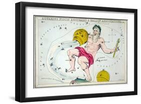 Constellation: Aquarius-Sidney Hall-Framed Giclee Print