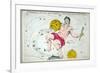 Constellation: Aquarius-Sidney Hall-Framed Giclee Print