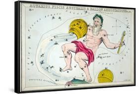 Constellation: Aquarius-Sidney Hall-Framed Stretched Canvas