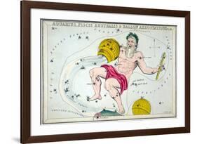 Constellation: Aquarius-Sidney Hall-Framed Premium Giclee Print