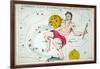 Constellation: Aquarius-Sidney Hall-Framed Giclee Print