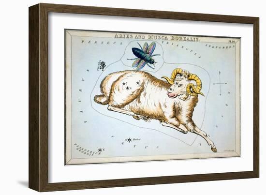 Constellation: Aries-Sidney Hall-Framed Giclee Print