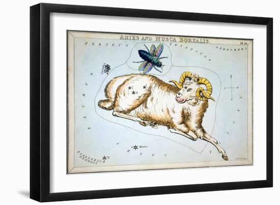 Constellation: Aries-Sidney Hall-Framed Giclee Print