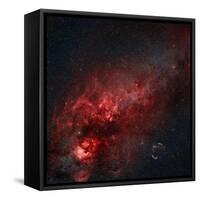 Constellation Cygnus with Multiple Nebulae Visible-Stocktrek Images-Framed Stretched Canvas