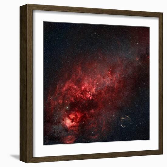 Constellation Cygnus with Multiple Nebulae Visible-Stocktrek Images-Framed Photographic Print