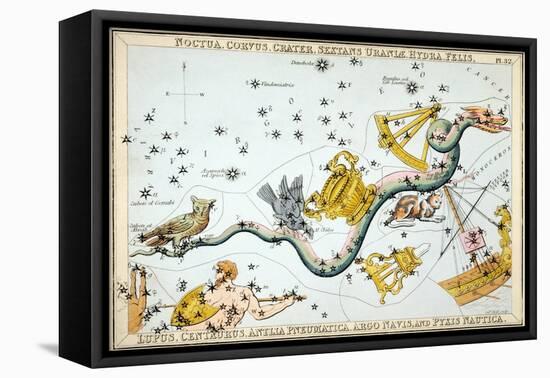 Constellation: Hydra-Sidney Hall-Framed Stretched Canvas