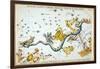 Constellation: Hydra-Sidney Hall-Framed Giclee Print