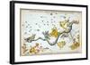 Constellation: Hydra-Sidney Hall-Framed Giclee Print