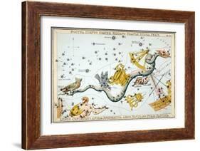 Constellation: Hydra-Sidney Hall-Framed Giclee Print