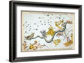 Constellation: Hydra-Sidney Hall-Framed Giclee Print