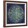 Constellation I-null-Framed Art Print