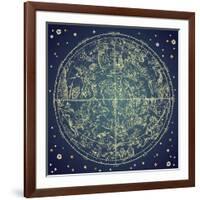 Constellation I-null-Framed Art Print