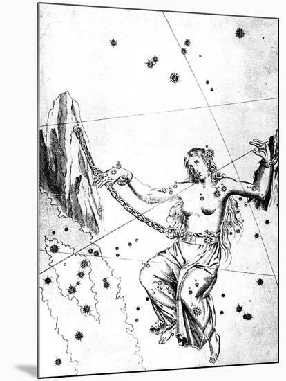 Constellation of Andromeda, 1723-null-Mounted Giclee Print