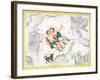 Constellation of Gemini with Canis Minor, Plate 13 from "Atlas Coelestis"-Sir James Thornhill-Framed Giclee Print