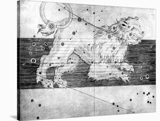 Constellation of Leo, 1723-null-Stretched Canvas