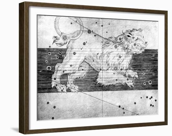 Constellation of Leo, 1723-null-Framed Giclee Print