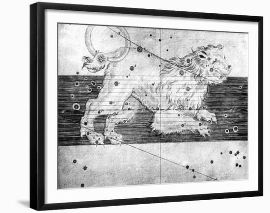 Constellation of Leo, 1723-null-Framed Giclee Print