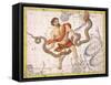 Constellation of Ophiucus and Serpens, Plate 22 from "Atlas Coelestis"-Sir James Thornhill-Framed Stretched Canvas