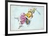 Constellation of Perseus, Showing Him Carrying the Head of Medusa, C1820-null-Framed Giclee Print