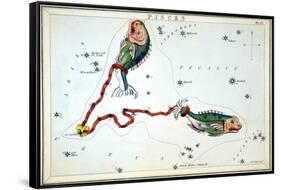 Constellation: Pisces-Sidney Hall-Framed Stretched Canvas