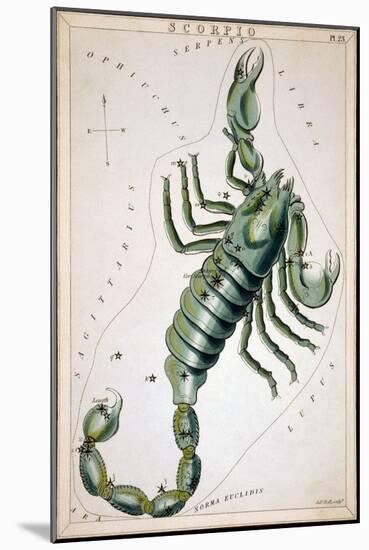 Constellation: Scorpio-Sidney Hall-Mounted Giclee Print