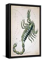 Constellation: Scorpio-Sidney Hall-Framed Stretched Canvas