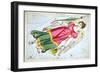 Constellation: Virgo, 1825-Sidney Hall-Framed Giclee Print