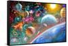 Constellations and Planets-Adrian Chesterman-Framed Stretched Canvas