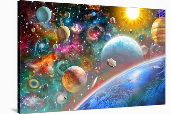 Constellations and Planets-Adrian Chesterman-Stretched Canvas