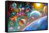 Constellations and Planets-Adrian Chesterman-Framed Stretched Canvas