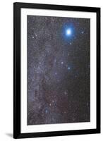 Constellations Canis Major and Puppis with Nearby Deep Sky Objects-null-Framed Premium Photographic Print