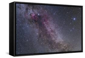 Constellations Cygnus and Lyra with Nearby Deep Sky Objects-null-Framed Stretched Canvas