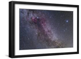 Constellations Cygnus and Lyra with Nearby Deep Sky Objects-null-Framed Photographic Print