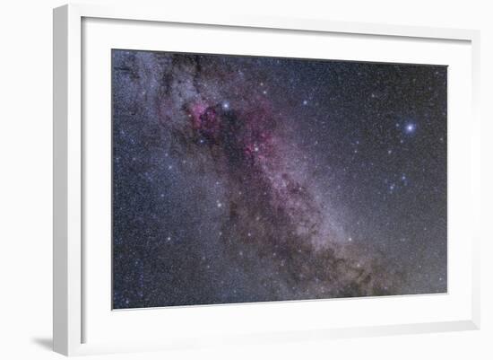 Constellations Cygnus and Lyra with Nearby Deep Sky Objects-null-Framed Photographic Print