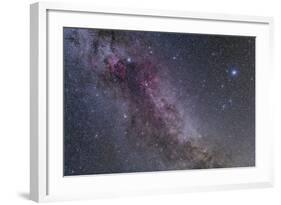 Constellations Cygnus and Lyra with Nearby Deep Sky Objects-null-Framed Photographic Print