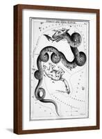 Constellations;Little Bear;Dragon;Engr.-null-Framed Giclee Print