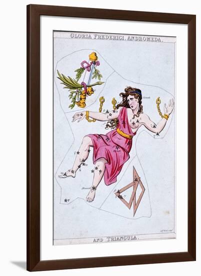 Constellations of Andromeda and Triangula, C1820-Sidney Hall-Framed Giclee Print