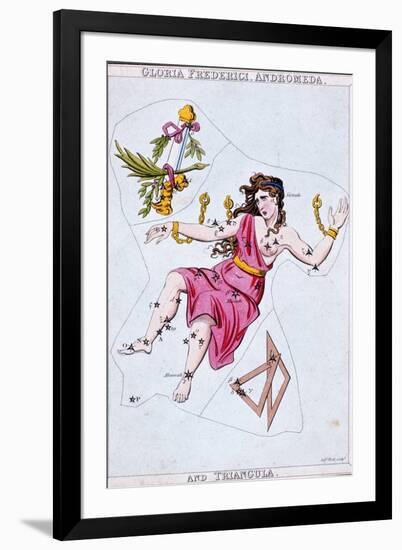 Constellations of Andromeda and Triangula, C1820-Sidney Hall-Framed Premium Giclee Print