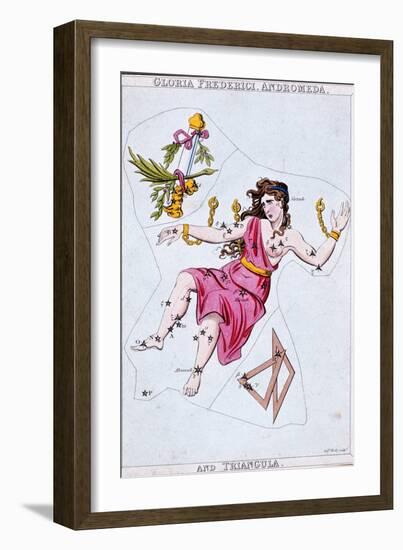 Constellations of Andromeda and Triangula, C1820-Sidney Hall-Framed Giclee Print